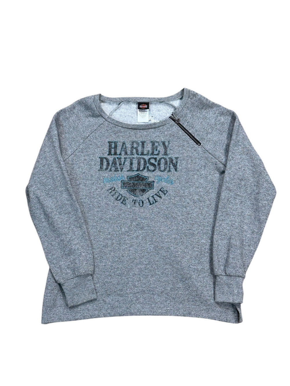 Vintage Y2K Womens Harley Davidson Pullover Sweatshirt Size Large
